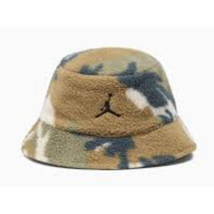 Jordan Apex Camo Fleece Reversible Unisex Bucket Hat, One Size, Brown/Green